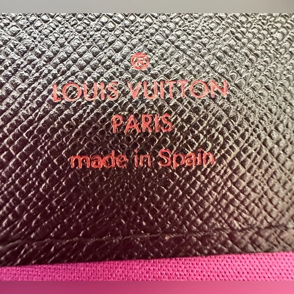 Small Louis Vuitton Epi Agenda Cover (Like-New; Black)
